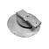 Крышка с люком для автоцистерны, без отверстий, алюминий, 500мм, TL500MC TITAN LOCK