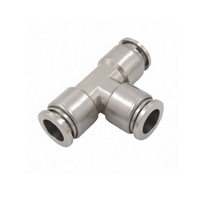 Фитинг цанговый Т-образный, 16 мм, нерж.сталь, тип PUT, TLP-PUT16SS TITAN LOCK — детальное фото 0