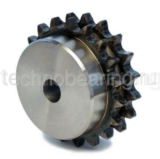 Звездочка под расточку со ступицей c каленными зубьями для цепи 08B-2, Z=18 PD09T18 Sati