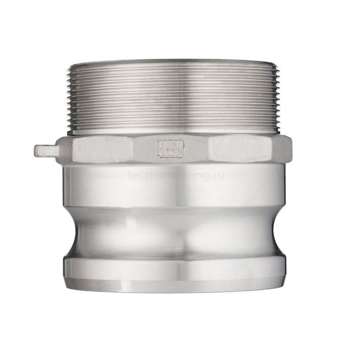 Камлок нержавеющий тип F ниппель, наруж. резьба BSP 3",  AISI304, TL300FSS TITAN LOCK