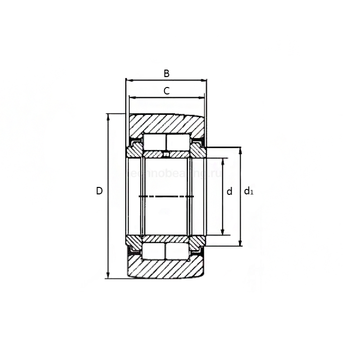 Опорный ролик NUTR50110 NBS