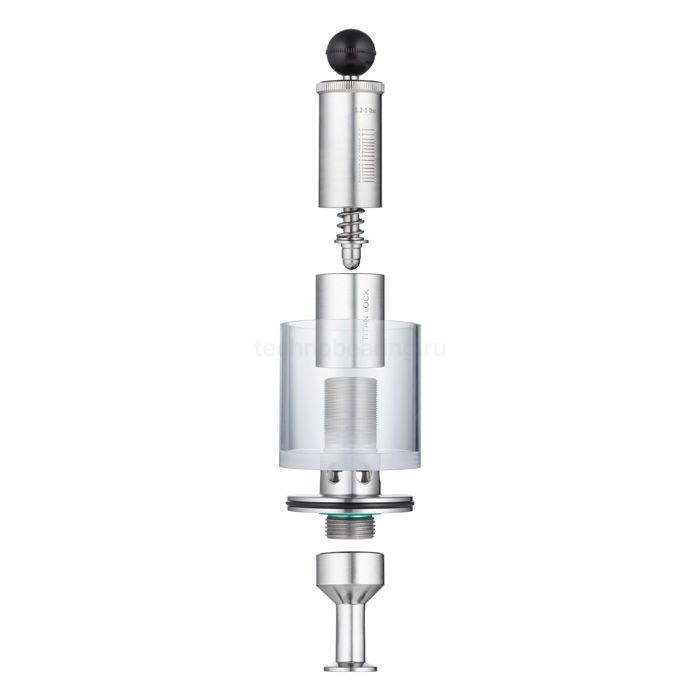 Шпунт-аппарат прямой, до 2,2 бар, под Clamp DN32 нерж. 304 TL32TGMS-CL TITAN LOCK
