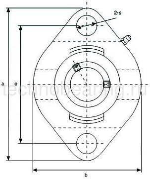 Подшипниковый узел SAFD206 ISB