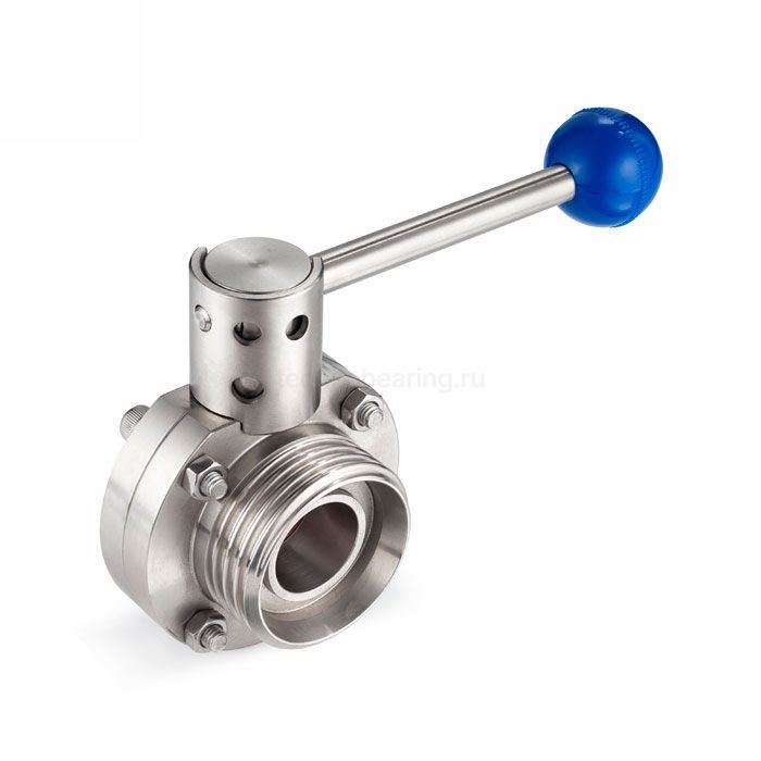 Затвор дисковый нержавеющий (AISI304) DN25, типа сварка-резьба, DIN TLSD025WTS TITAN LOCK