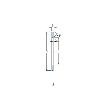 Кольцо LS100135 SKF