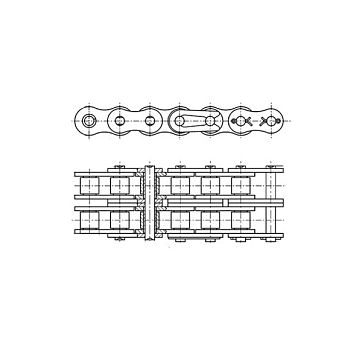 Переходное звено из нержавеющей стали для цепи 10X-2F ISKRA