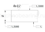 Вал прецизионный W12 TECHNIX
