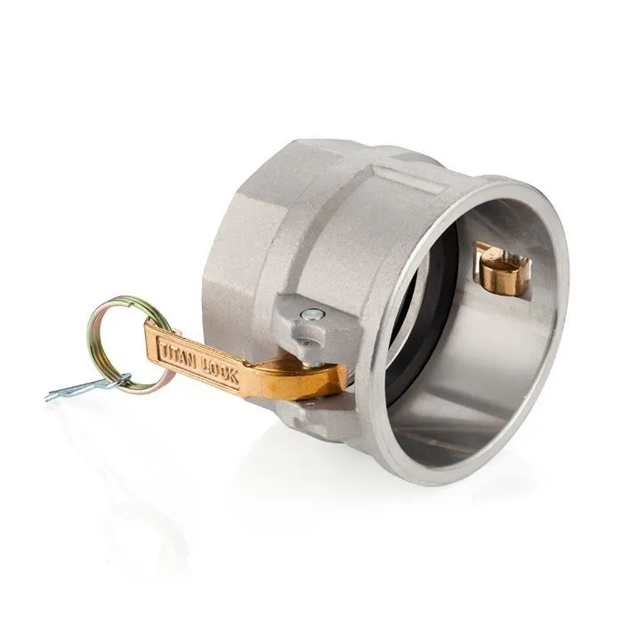 Камлок алюминиевый тип D розетка, внутр. резьба BSP 3", TL300DAL TITAN LOCK