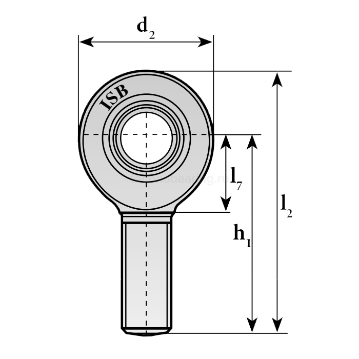 Шарнирный наконечник SAL20 C ISB