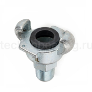 Соединение для воздуха "GERMES" (AIR KING), 3/4" с наруж. резьбой NPT, сталь TLGMM3/4 TITAN LOCK