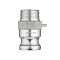 Камлок алюминиевый тип F ниппель, наруж. резьба BSP 1 1/4", TL125FAL TITAN LOCK