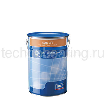 Высоковязкая пластичная смазка для высоких нагрузок и температур LGHB 2/5 SKF