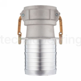 Камлок алюминиевый тип C, 3", розетка с хвостовиком под рукав 4", TL3040CAL TITAN LOCK