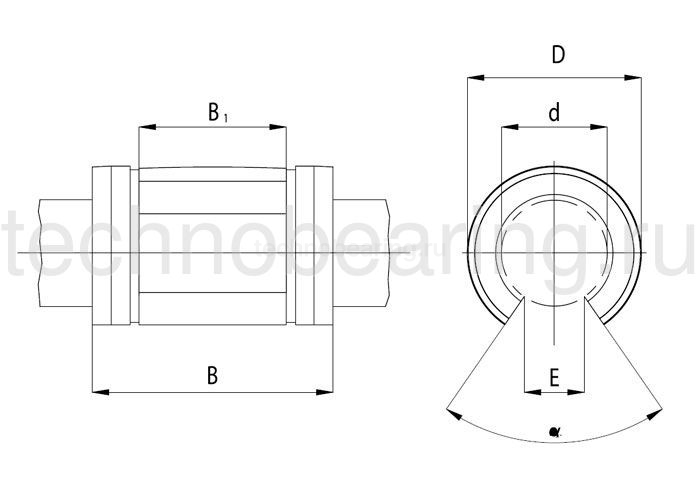 Подшипник KNO3068 NBS