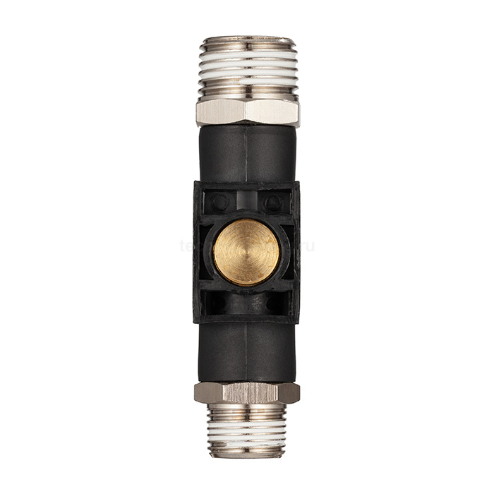 Фитинг прямой с краном, резьба 1/2", пластик, тип HVSS, TLP-HVSS04 TITAN LOCK — детальное фото 5