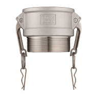 Камлок нержавеющий тип B розетка, наруж. резьба BSP 5", AISI304, TL500BSS TITAN LOCK