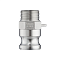 Камлок нержавеющий тип F ниппель, наруж. резьба BSP 1 1/4", AISI304, TL125FSS TITAN LOCK