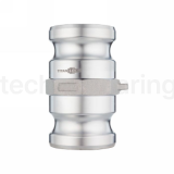 Камлок алюминиевый тип AA (переходник ниппель 6" х ниппель 6"), TL600AAAL TITAN LOCK