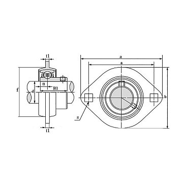 Подшипниковый узел SBPFL202 TECHNIX