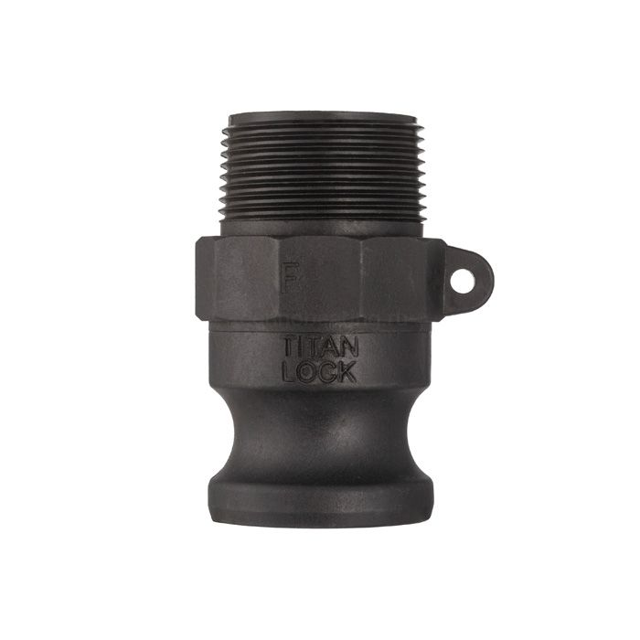 Камлок полипропиленовый тип F ниппель, наружная. резьба BSP 1 1/2", TL150FPP TITAN LOCK