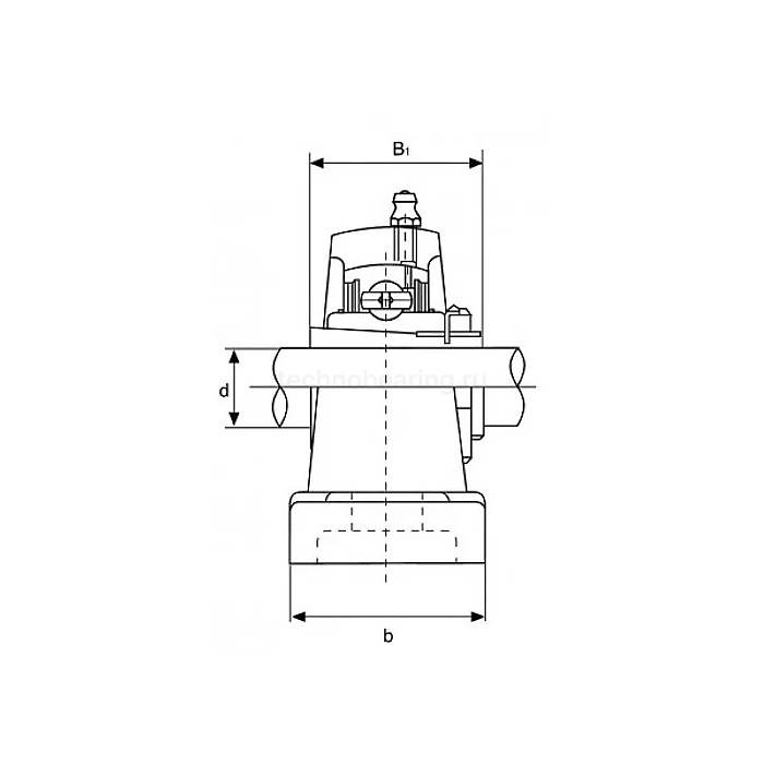 Подшипниковый узел UKP212+H2311 FKD — детальное фото 1