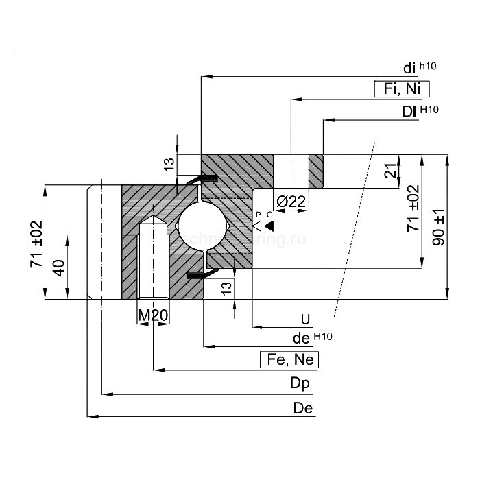 ОПУ фланцевая серия EBL.30.1455.200-1STPN ISKRA