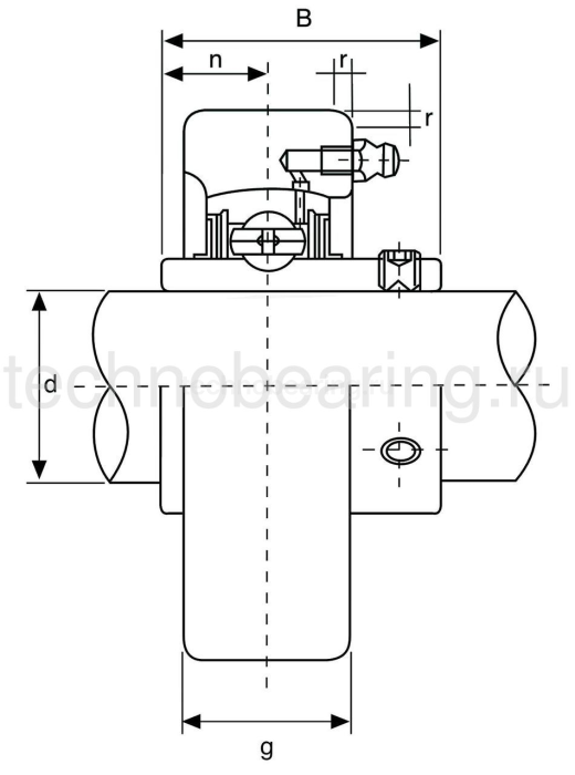 Подшипниковый узел UCC207 ISB