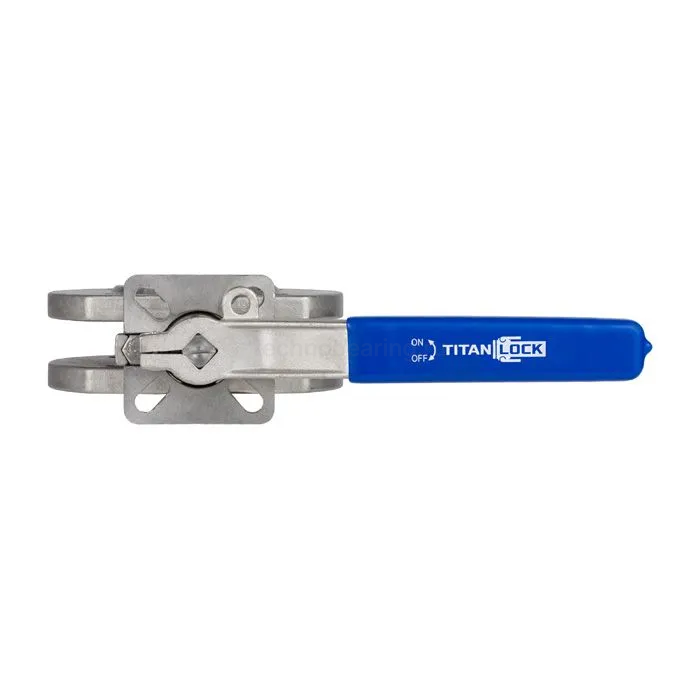 Кран шаровый межфланцевый нерж 304, DN15 TL015BVFS TITAN LOCK