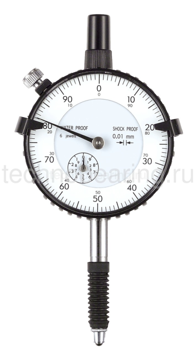 Часовой брызгостойкий индикатор 0 - 10 мм, 0.01 мм IP54 Filetta
