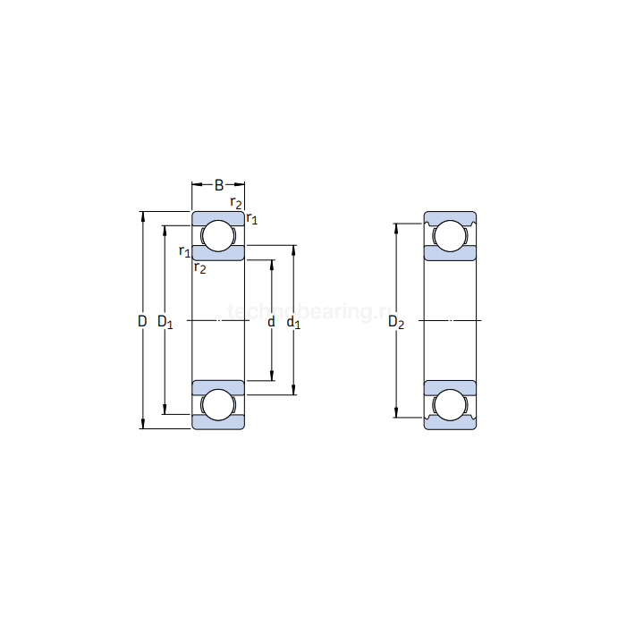 Подшипник 6005 SKF