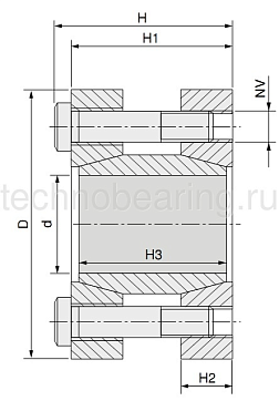 Зажимная втулка KLMM048 (PHF FX130-48x90) Sati