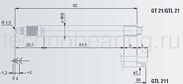 Осевой щуп повышенной точности GT 21 HP ± 2 мм 03230036 Tesa