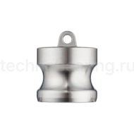 Камлок нержавеющий тип DP, заглушка для розетки 2 1/2", AISI316, TL250DPSS316 TITAN LOCK