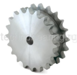 Звездочка двойная для однорядных цепей: 16B-1, Z=19, 1" x 17,02 mm DS12019 (PHS 16B-1DSA19) Sati