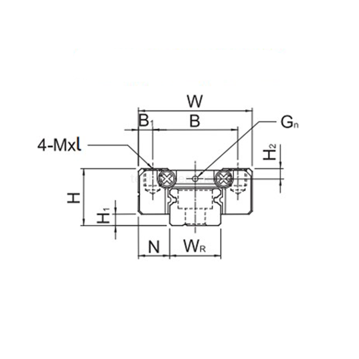 Каретка MGN7HZ0H ISKRA