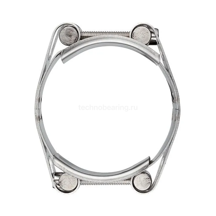 2-болтовый силовой хомут (55-65 мм), нержав. сталь, TL55-65DRCSS TITAN LOCK