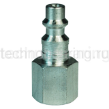 1/4in БРС серия DF, ниппель, резьба NPT (нерж. 304) D2F2-S DIXON