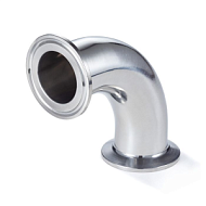 Отвод под Clamp 90 градусов, DN 65, нерж. сталь 316, TLCB65/90SS TITAN LOCK