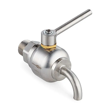 Пробоотборный кран нерж. 316, DN8, TLSC8SS TITAN LOCK