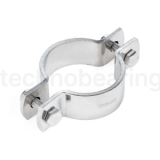 Хомут трубный без ножки DN80 (85 мм), нерж. 304, TL080FPS TITAN LOCK