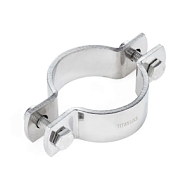 Хомут трубный без ножки DN80 (85 мм), нерж. 304, TL080FPS TITAN LOCK