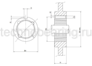 Переходник под втулку тапербуш ABC1210 Sati