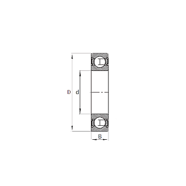 Подшипник 6208-2RS BOMB CF ISB