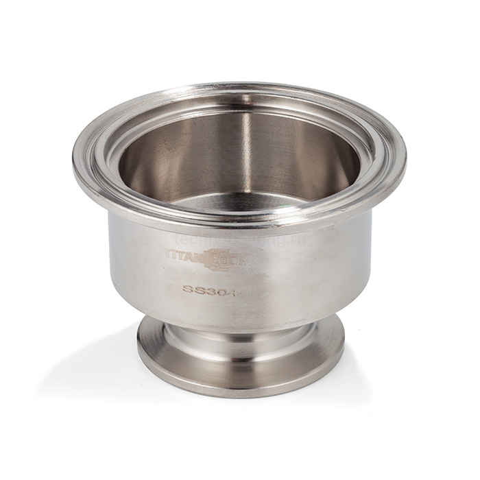 Обратный клапан нержавеющий (AISI304) DN50, типа clamp-clamp TLCV050CLS TITAN LOCK