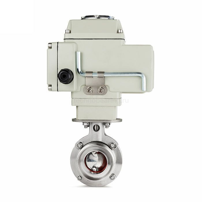 Затвор дисковый с электроприводом нерж. 304 DN50, тип резьба-резьба, DIN TLSD50THS-E TITAN LOCK