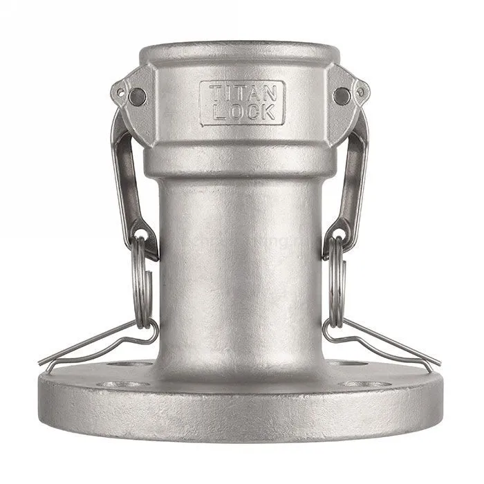 Камлок нержавеющий тип FC, розетка с фланцем 2 1/2", AISI316, TL250FCSS TITAN LOCK