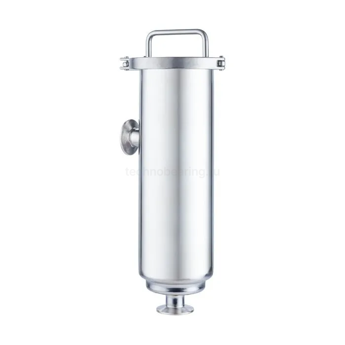 Пищевой фильтр нержавеющий угловой, под Clamp, DN100 TLFA100CL-S TITAN LOCK — детальное фото 1