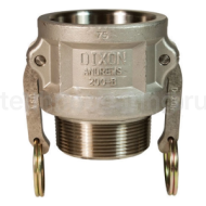 6in, Соединение типа B, ниппель, резьба NPT 600BALN DIXON