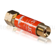 Затвор предохранительный ЗП-3Г (пропан, ацетилен), на вход резака /горелки, М16х1,5LH левая резьба КЕДР