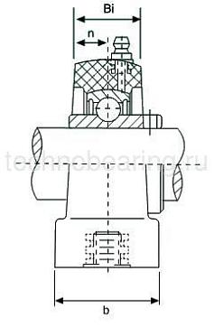 Корпус подшипника (черн. пласт.) UCPA204PLTNCORPO ISB